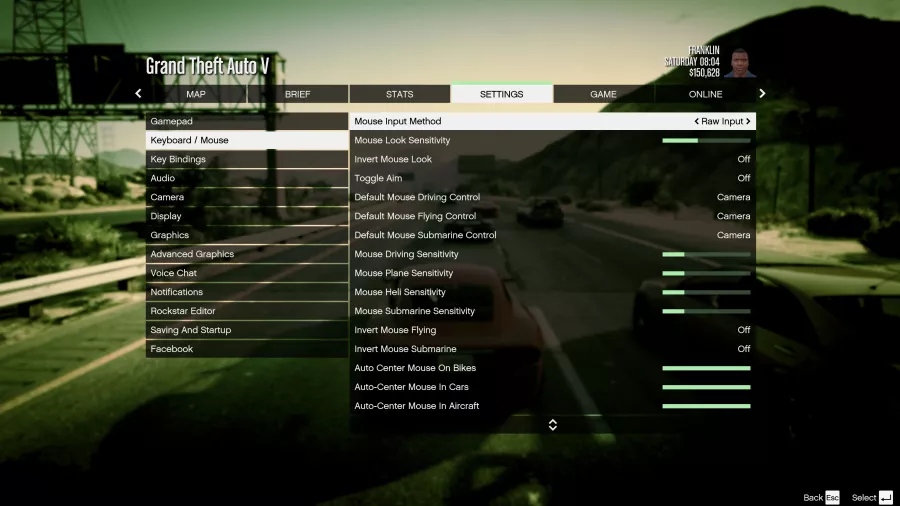 GTA V pc nastavenia 2