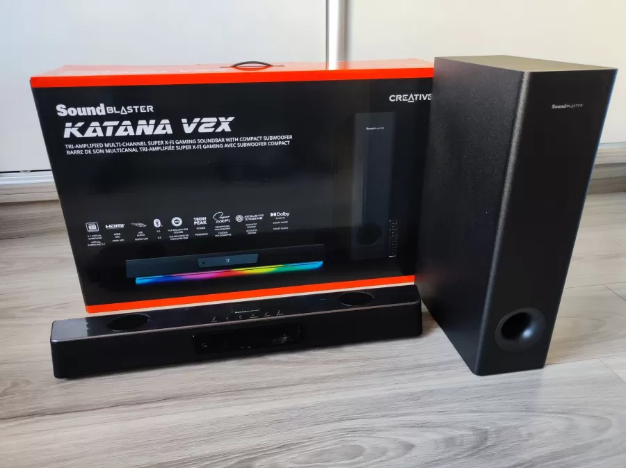 Creative Sound Blaster Katana V2X Gaming Soundbar