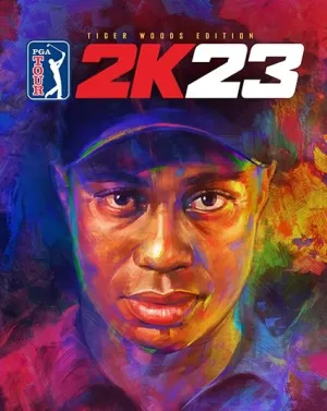 Box-art pre hru s názvom PGA Tour 2K23