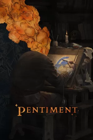 Box-art pre hru s názvom Pentiment