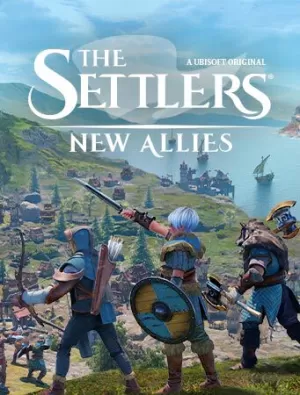 Box-art pre hru s názvom The Settlers: New Allies