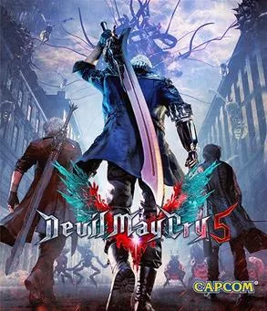 Box-art pre hru s názvom Devil May Cry 5