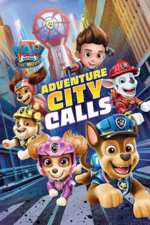 Box-art pre hru s názvom PAW Patrol The Movie: Adventure City Calls