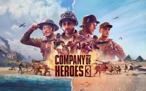 Box-art pre hru s názvom Company of Heroes 3