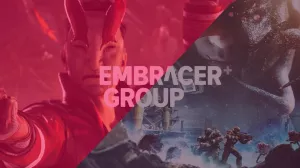 Box-art pre firmu s názvom Embracer Group