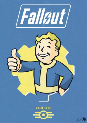 Box-art pre hru s názvom Séria Fallout