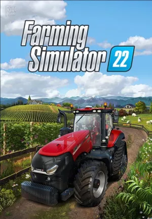 Box-art pre hru s názvom Farming Simulator 22
