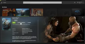 God of War PC Nvidia Geforce Now