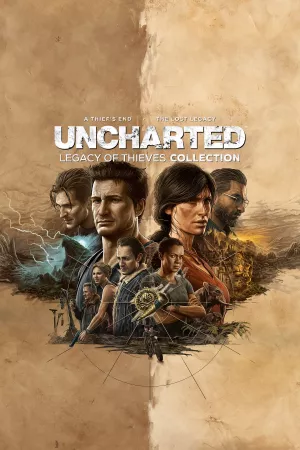 Box-art pre hru s názvom Uncharted: Legacy of Thieves Collection