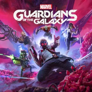Box-art pre hru s názvom Marvel's Guardians of the Galaxy
