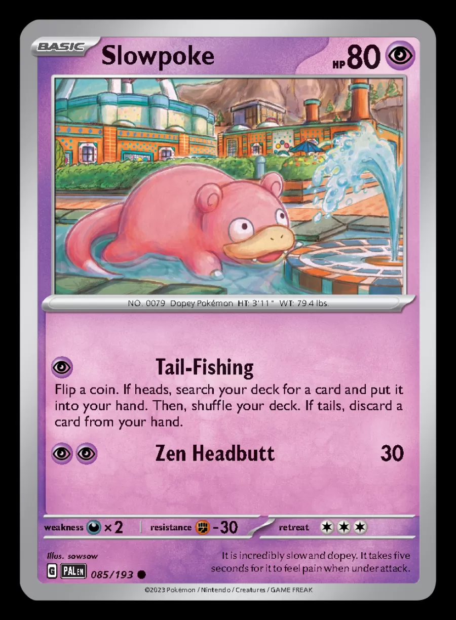 Pokemon TCG Scarlet Violet Paldea Evolved Slowpoke
