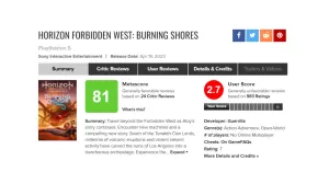 Forbidden West Burning Shores LGBT