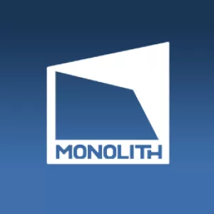Box-art pre firmu s názvom Monolith Productions