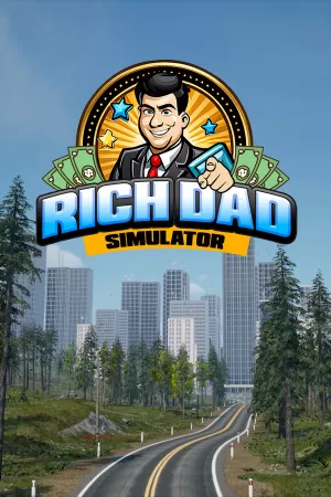 Box-art pre hru s názvom Rich Dad Simulator