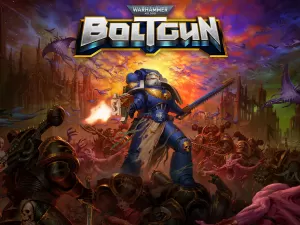 Box-art pre hru s názvom Warhammer 40000: Boltgun