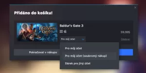 steam nákupný košík súkromné