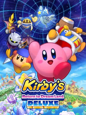 Box-art pre hru s názvom Kirby Kirby's Return to Dream Land Deluxe