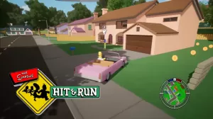 Box-art pre hru s názvom The Simpsons: Hit & Run