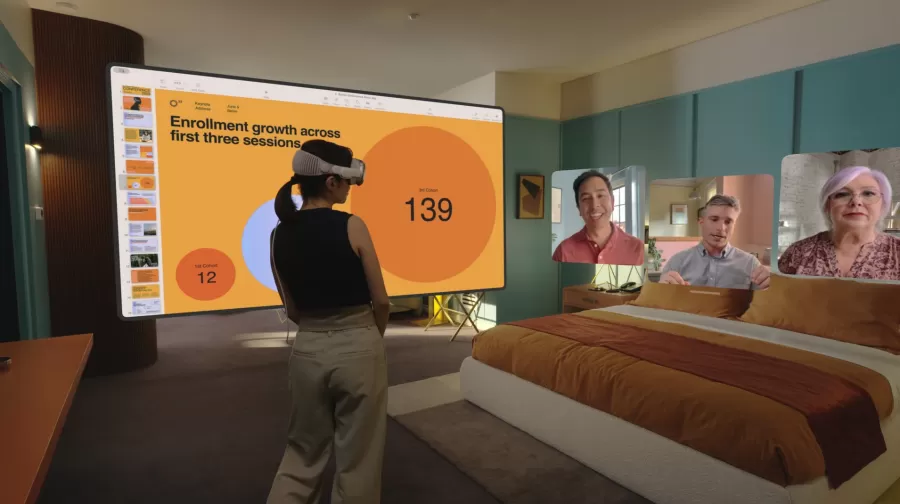 Apple Vision Pro AR okuliare 2