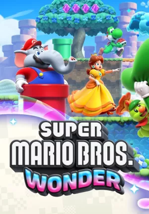 Box-art pre hru s názvom Super Mario Bros. Wonder