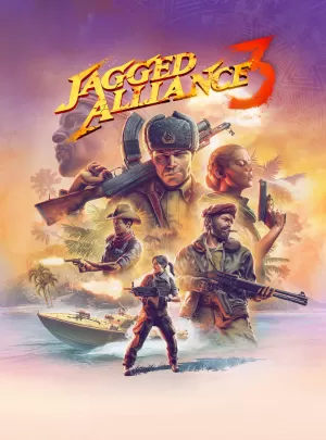 Box-art pre hru s názvom Jagged Alliance 3