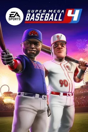 Box-art pre hru s názvom Super Mega Baseball 4