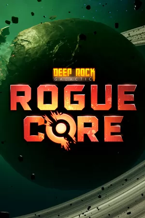 Box-art pre hru s názvom Deep Rock Galactic: Rogue Core