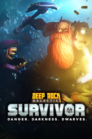 Box-art pre hru s názvom Deep Rock Galactic: Survivor