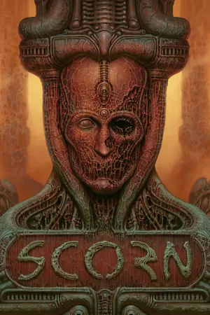 Box-art pre hru s názvom Scorn