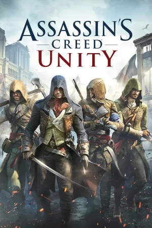 Box-art pre hru s názvom Assassin's Creed: Unity