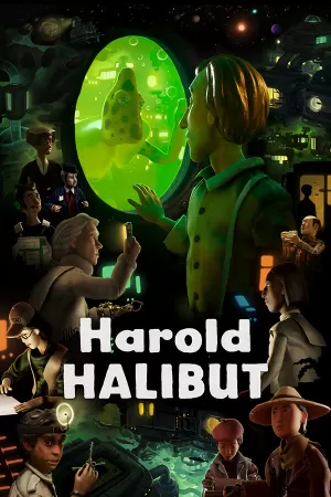 Box-art pre hru s názvom Harold Halibut