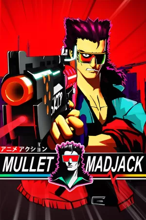 Box-art pre hru s názvom Mullet Mad Jack