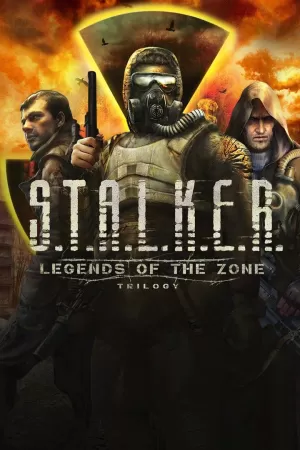 Box-art pre hru s názvom STALKER Legends of the Zone Trilogy