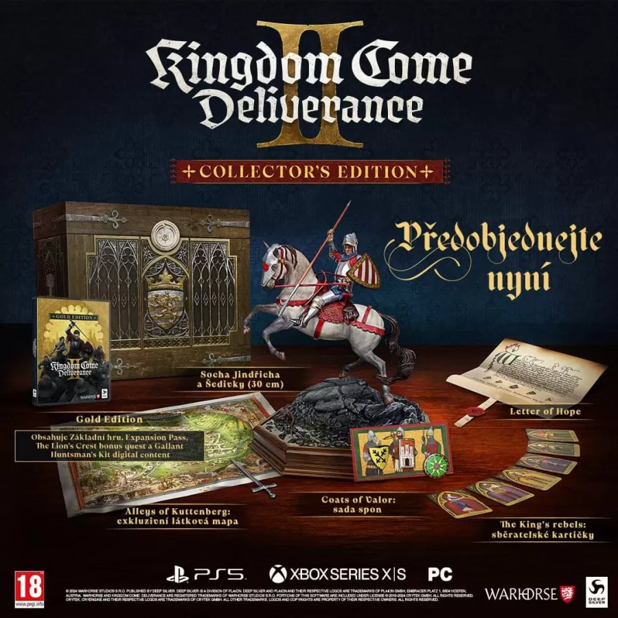 Kingdom Come Deliverance 2 zberateľsk&aacute; ed&iacute;cia
