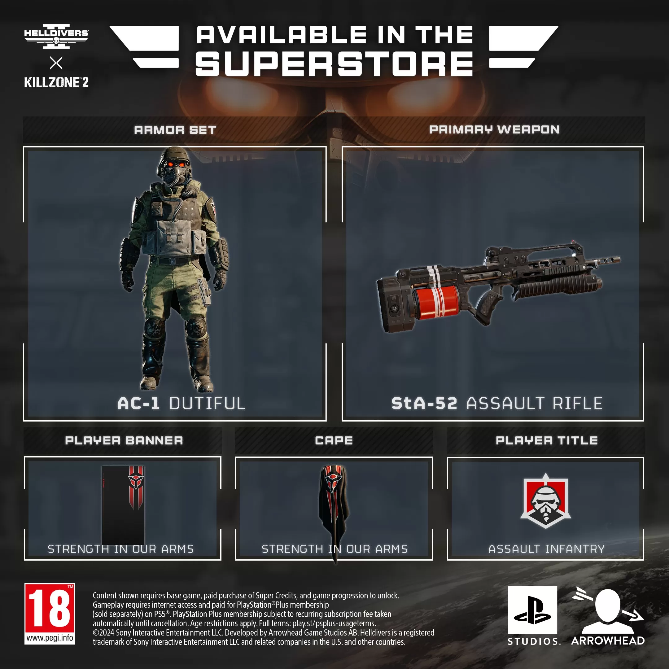 Helldivers 2 Killzone 2 items