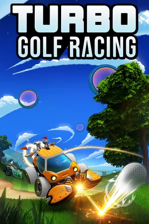 Box-art pre hru s názvom Turbo Golf Racing