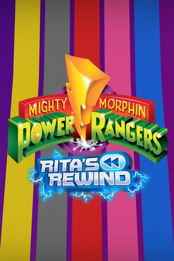 Box-art pre Mighty Morphin Power Rangers: Rita’s Rewind