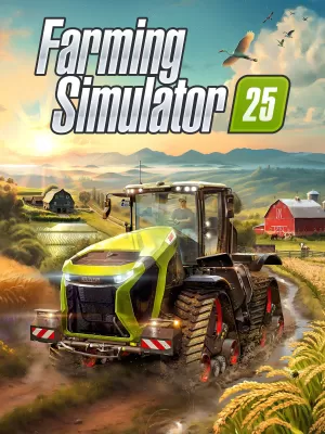 Box-art pre hru s názvom Farming Simulator 25