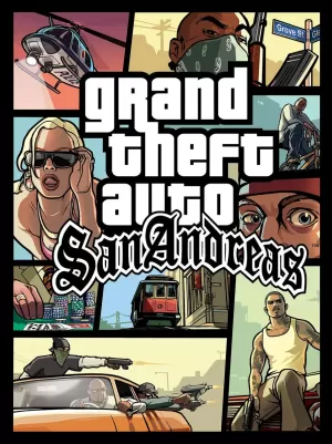 Box-art pre hru s názvom GTA San Andreas