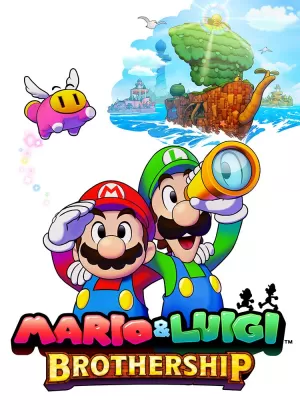 Box-art pre hru s názvom Mario & Luigi: Brothership