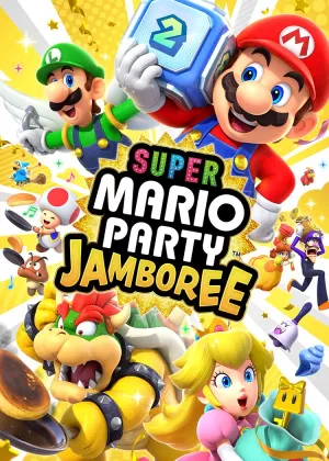 Box-art pre hru s názvom Super Mario Party Jamboree