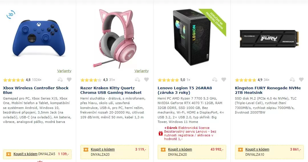 Alza cz zľavové kódy