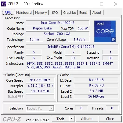 CPU-Z Overclocking Record 2024