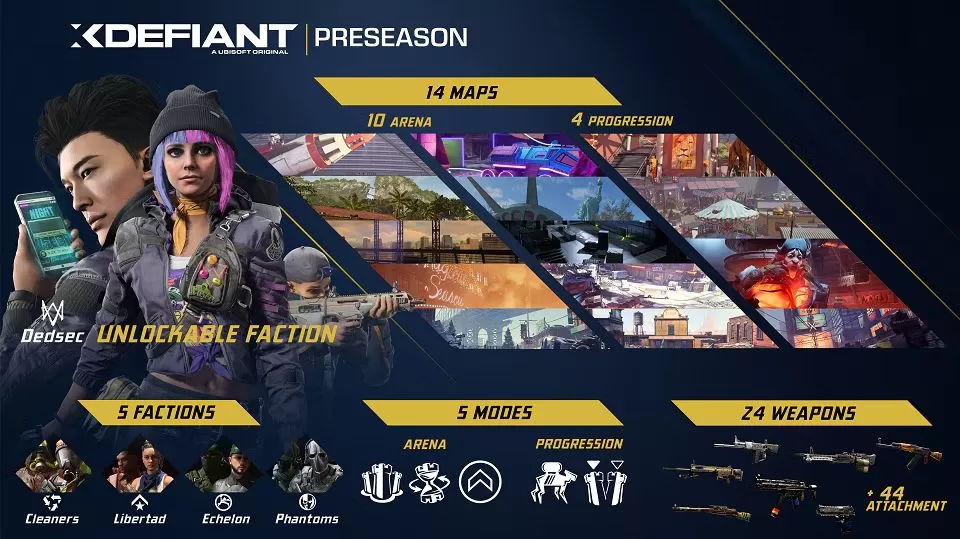 Xdefiant Preseason content