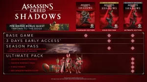 Assassins Creed Shadows Preorder bonus