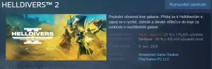 Helldivers 2 Steam Recenzie