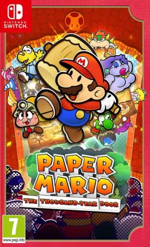 Box-art pre hru s názvom Paper Mario: The Thousand-Year Door