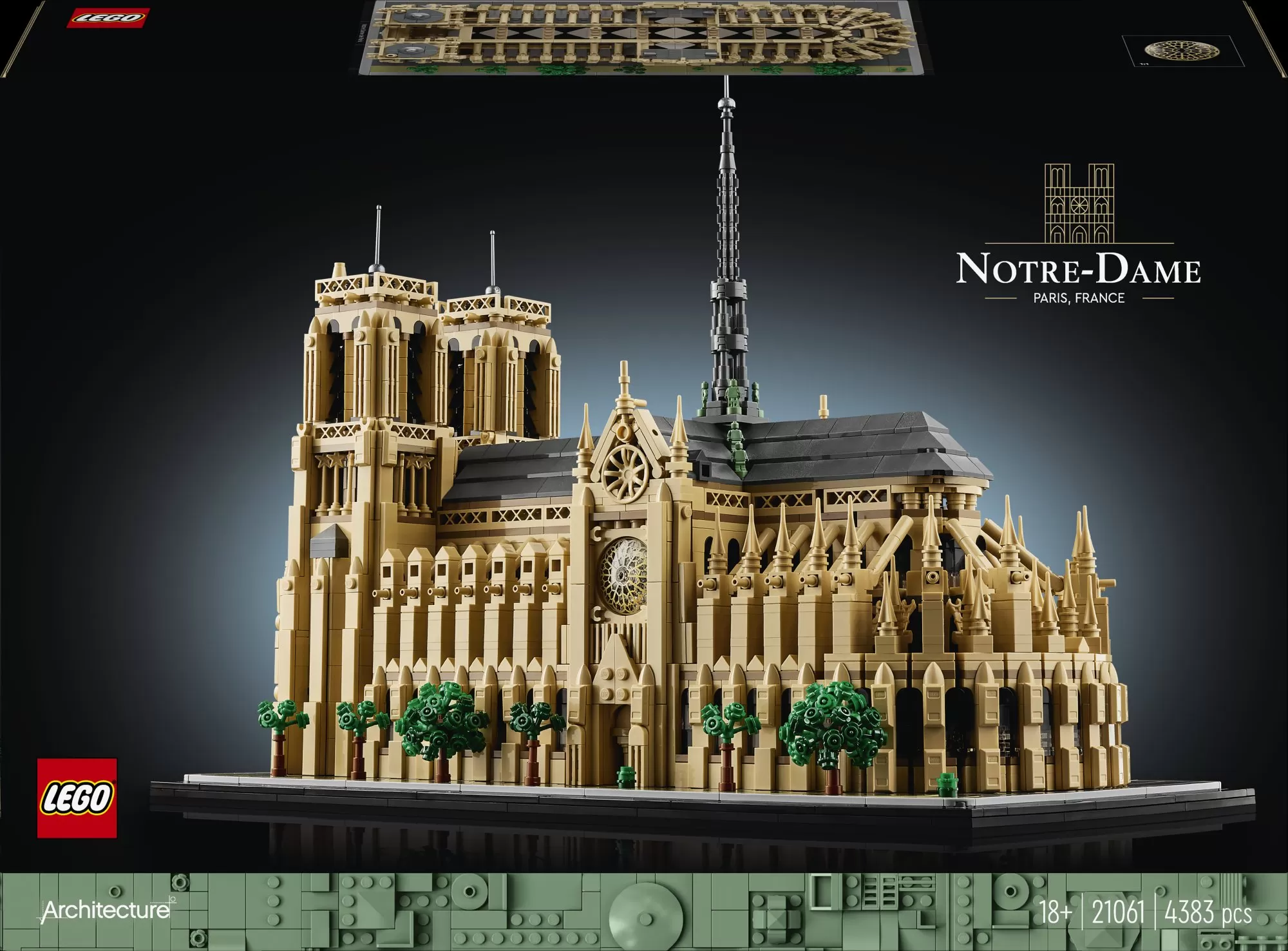 LEGO® Architecture Notre-Dame v Paríži (21061)