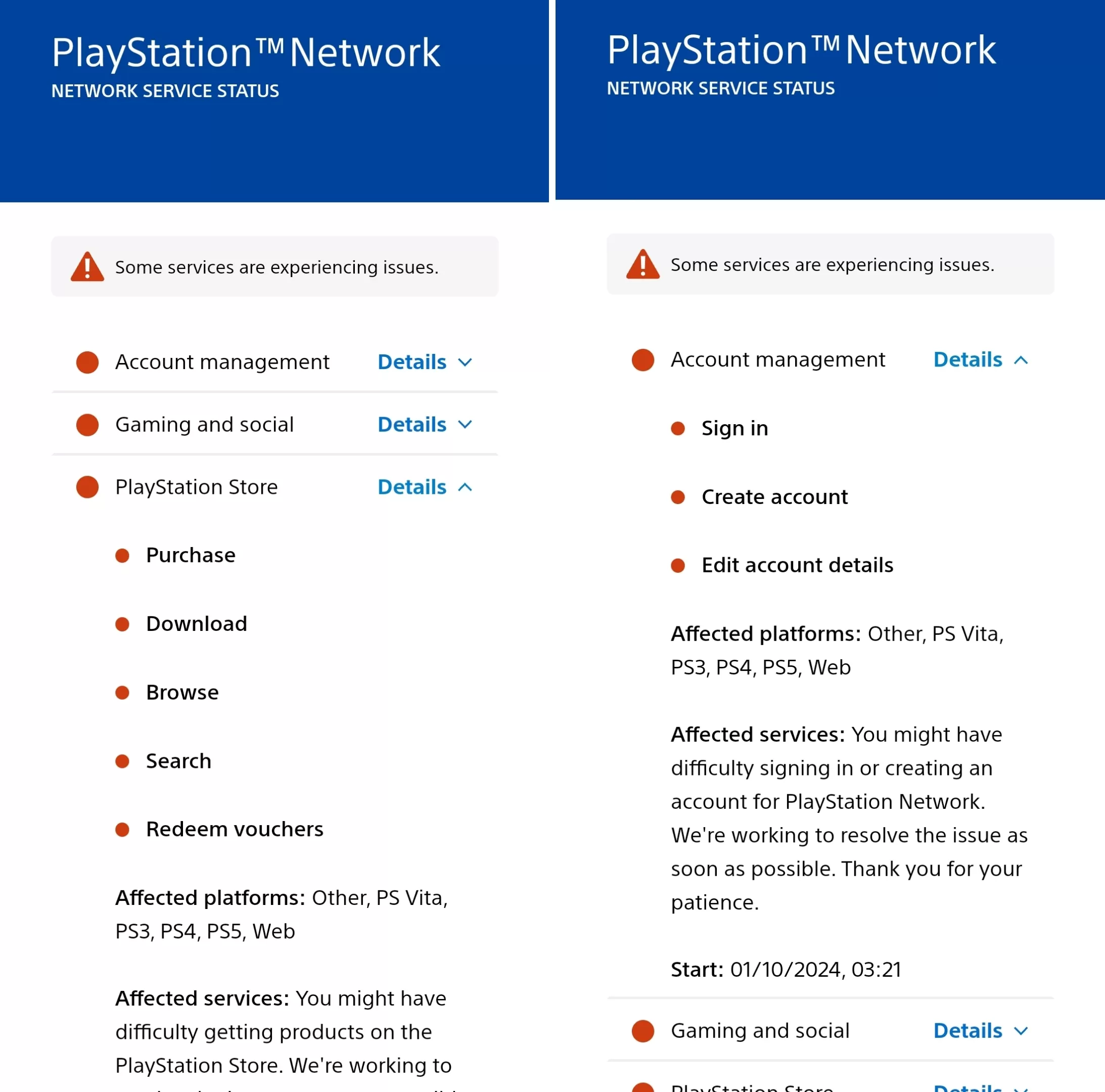 Psn down detector