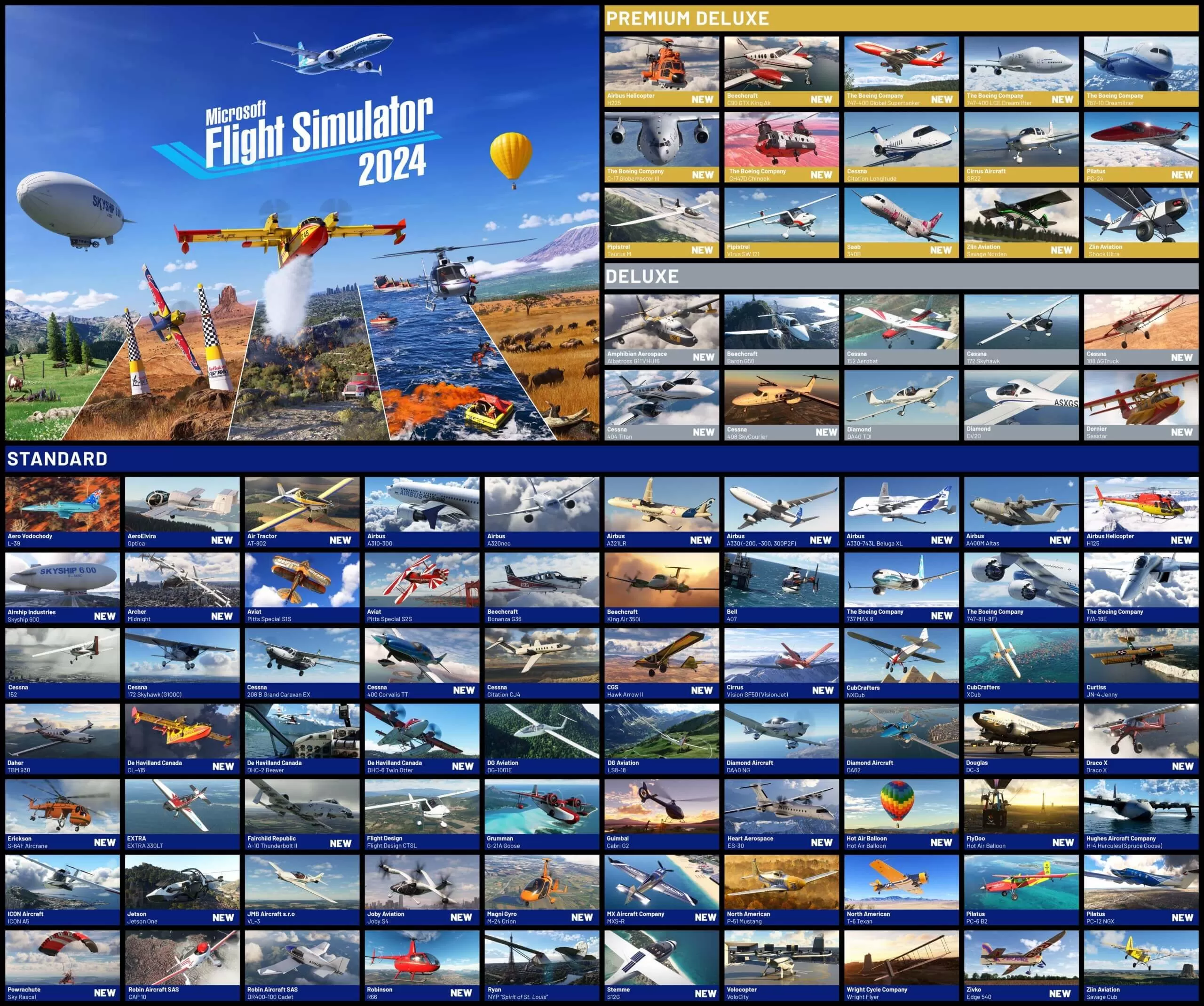 Microsoft Flight Simulator 2024 Planes